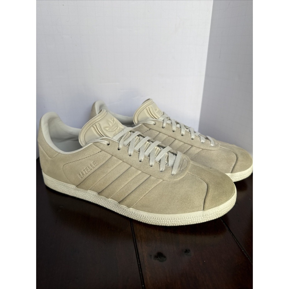 Adidas Gazelle Stitch & Turn Suede Beige Ivory Women's US 7.5 Sneaker BB6709